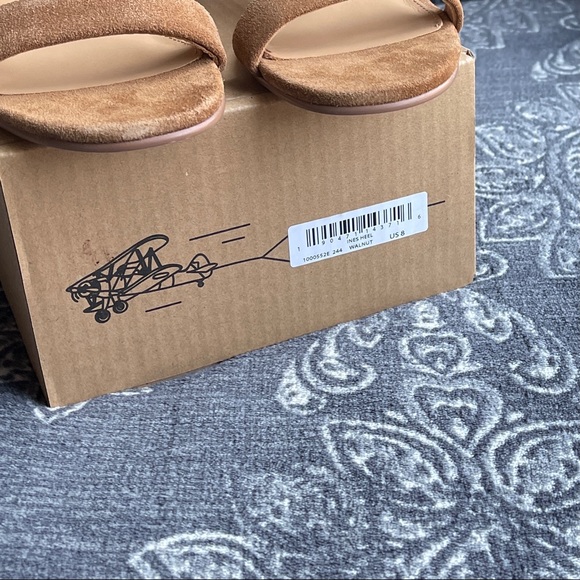 Soludos Tan Suede Double Strap Block Heel Sandals - Picture 12 of 12